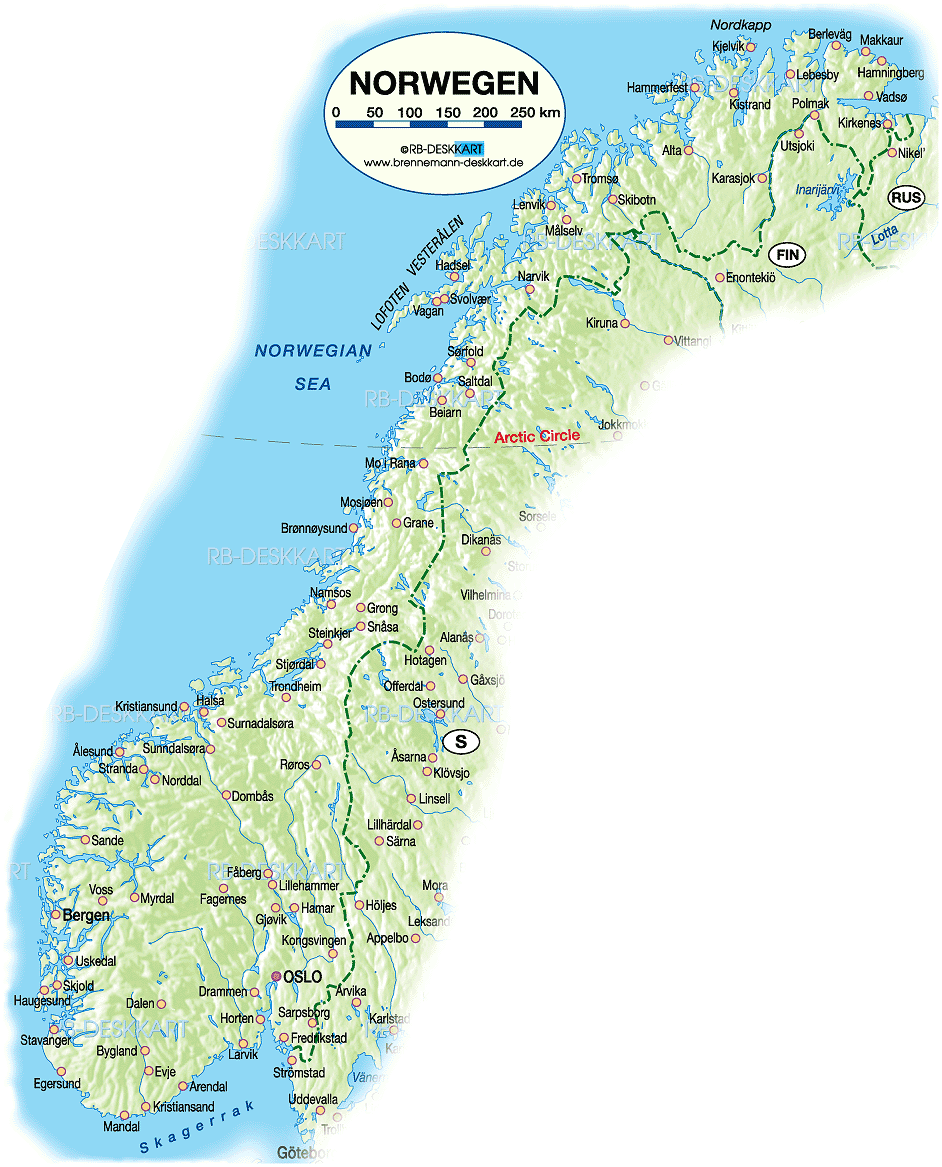 Kristiansund map norway